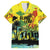 Personalized Jamaica Sleng Teng Riddim Family Matching Summer Maxi Dress and Hawaiian Shirt Booyaka Booyaka - Wonder Print Shop