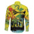 Personalized Jamaica Sleng Teng Riddim Family Matching Summer Maxi Dress and Hawaiian Shirt Booyaka Booyaka - Wonder Print Shop