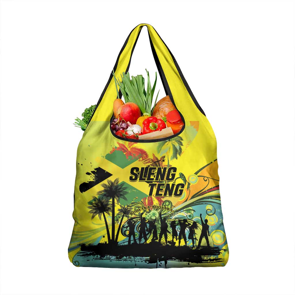Jamaica Sleng Teng Riddim Grocery Bag Booyaka Booyaka - Wonder Print Shop