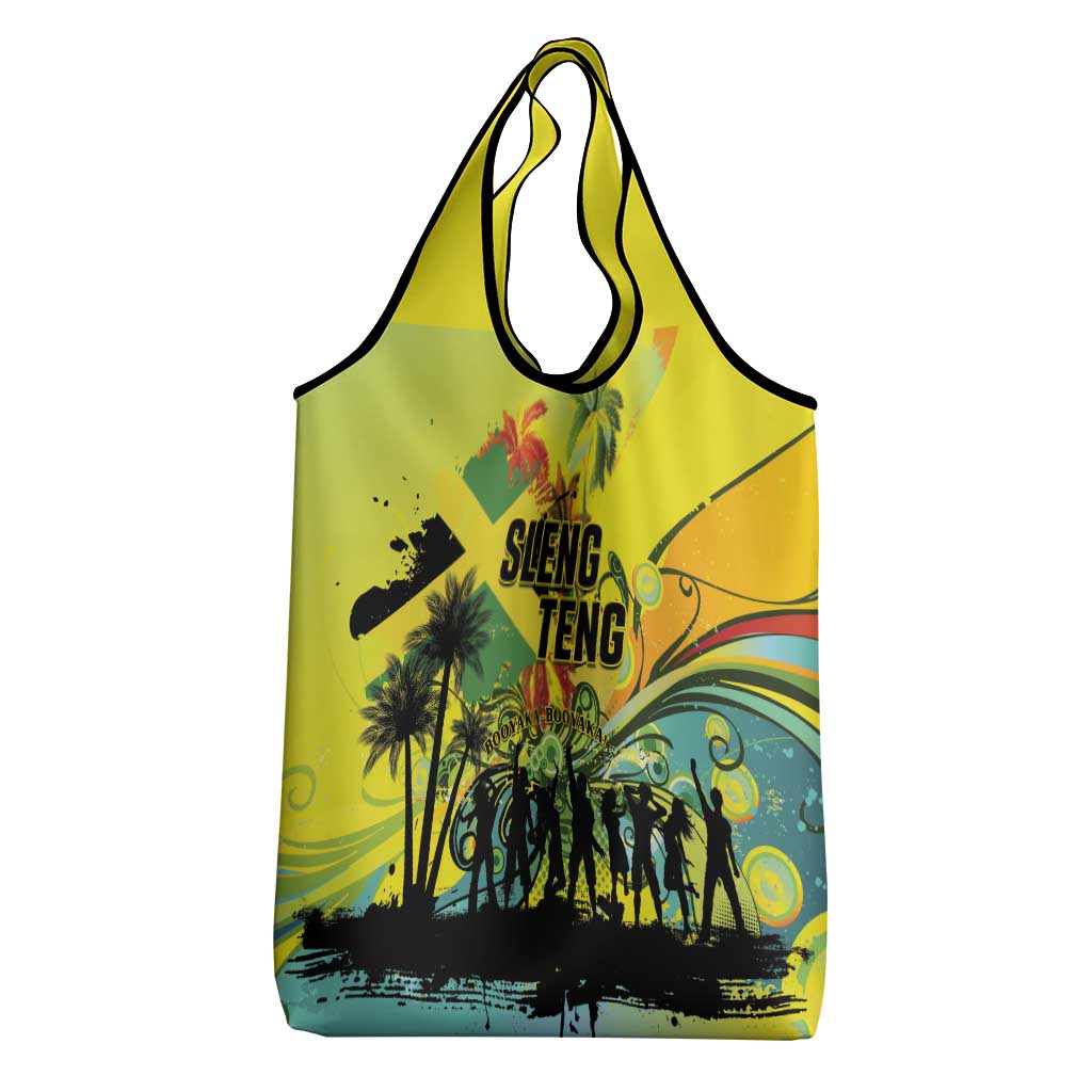 Jamaica Sleng Teng Riddim Grocery Bag Booyaka Booyaka - Wonder Print Shop