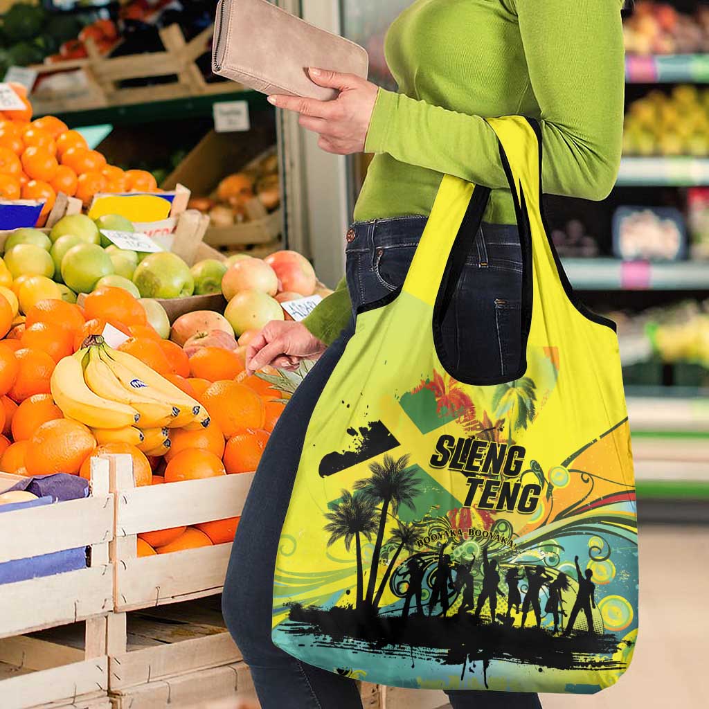 Jamaica Sleng Teng Riddim Grocery Bag Booyaka Booyaka - Wonder Print Shop