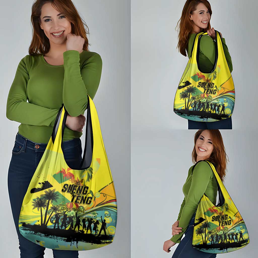 Jamaica Sleng Teng Riddim Grocery Bag Booyaka Booyaka - Wonder Print Shop