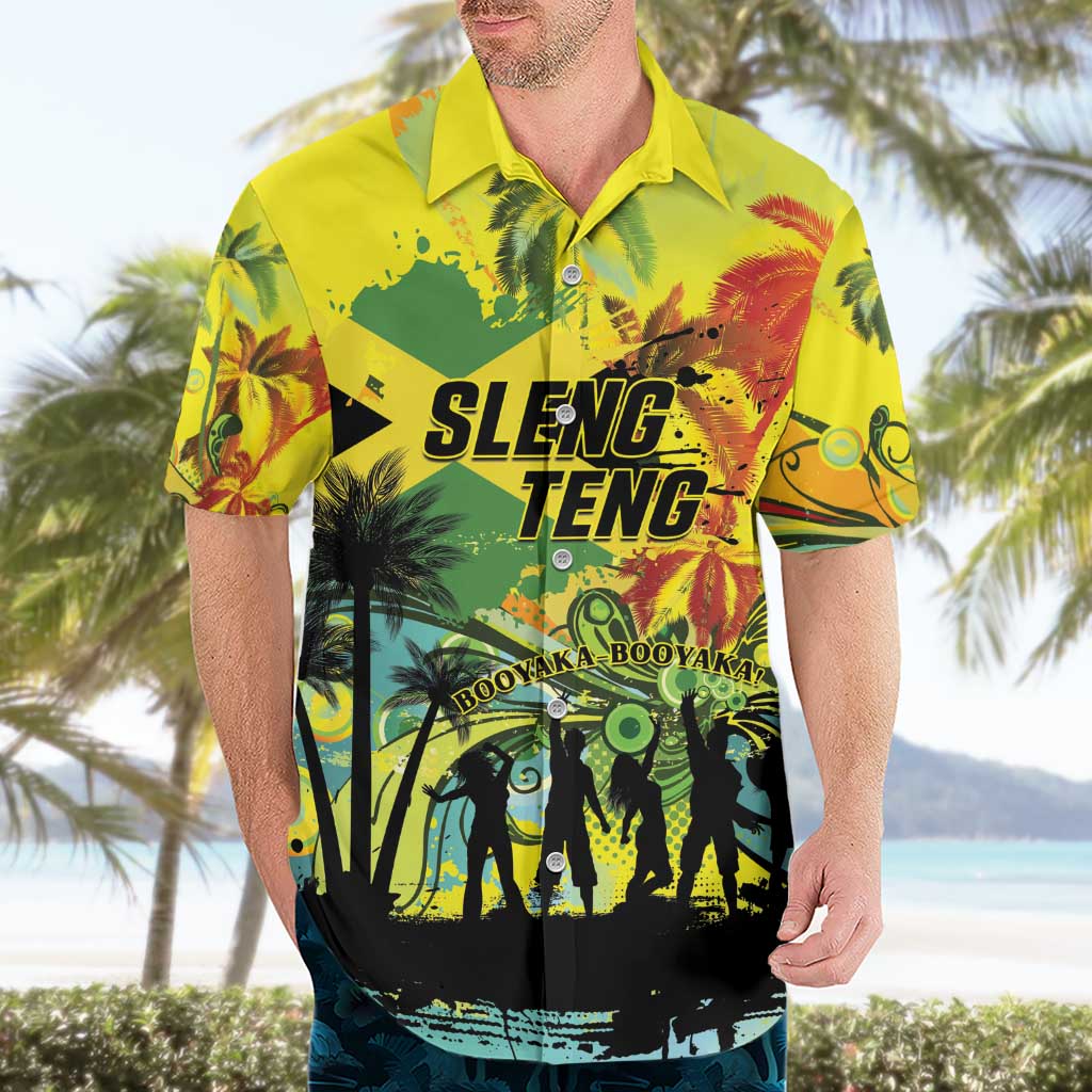 Personalized Jamaica Sleng Teng Riddim Hawaiian Shirt Booyaka Booyaka - Wonder Print Shop