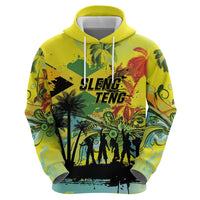 Personalized Jamaica Sleng Teng Riddim Hoodie Booyaka Booyaka - Wonder Print Shop