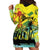 Personalized Jamaica Sleng Teng Riddim Hoodie Dress Booyaka Booyaka - Wonder Print Shop