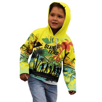 Personalized Jamaica Sleng Teng Riddim Kid Hoodie Booyaka Booyaka - Wonder Print Shop