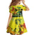 Personalized Jamaica Sleng Teng Riddim Kid Short Sleeve Dress Booyaka Booyaka - Wonder Print Shop