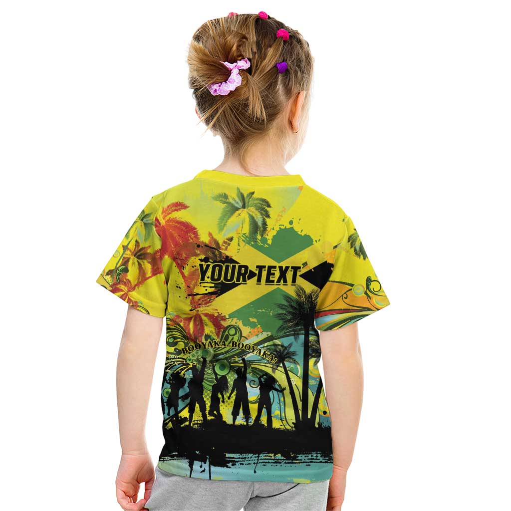 Personalized Jamaica Sleng Teng Riddim Kid T Shirt Booyaka Booyaka - Wonder Print Shop