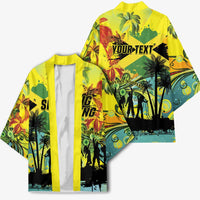 Personalized Jamaica Sleng Teng Riddim Kimono Booyaka Booyaka - Wonder Print Shop