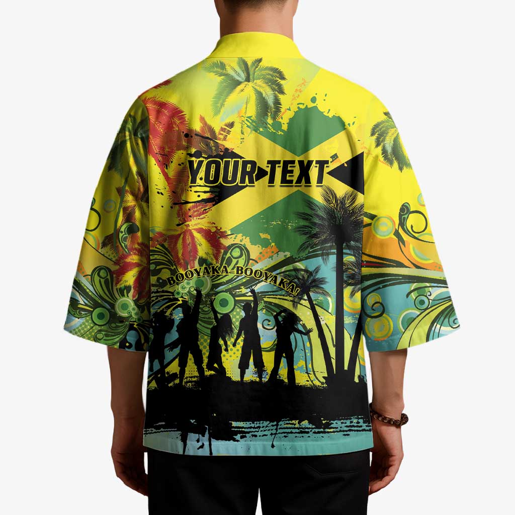 Personalized Jamaica Sleng Teng Riddim Kimono Booyaka Booyaka - Wonder Print Shop