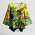 Personalized Jamaica Sleng Teng Riddim Kimono Sleeve Blouse Booyaka Booyaka - Wonder Print Shop