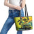 Jamaica Sleng Teng Riddim Leather Tote Bag Booyaka Booyaka - Wonder Print Shop