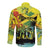 Personalized Jamaica Sleng Teng Riddim Long Sleeve Button Shirt Booyaka Booyaka - Wonder Print Shop
