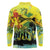 Personalized Jamaica Sleng Teng Riddim Long Sleeve Polo Shirt Booyaka Booyaka - Wonder Print Shop