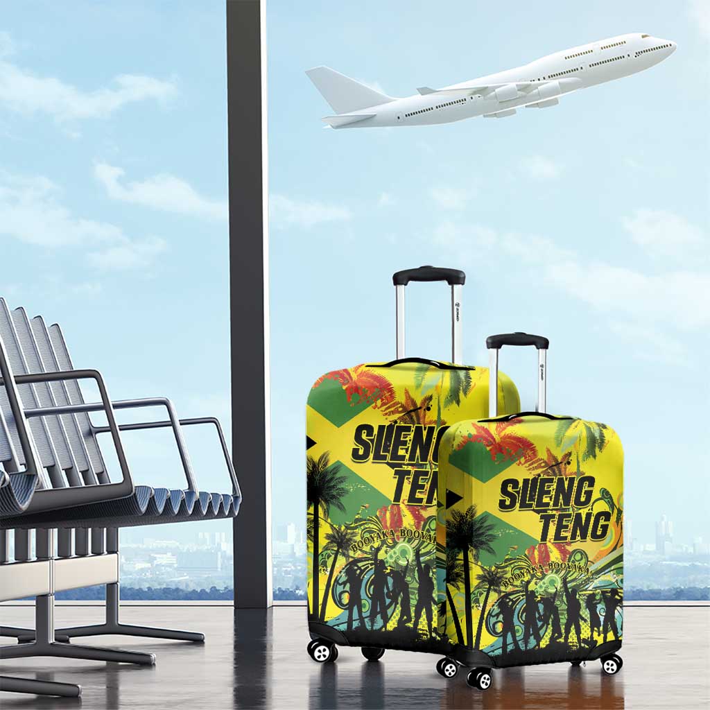 Jamaica Sleng Teng Riddim Luggage Cover Booyaka Booyaka - Wonder Print Shop