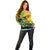 Personalized Jamaica Sleng Teng Riddim Off Shoulder Sweater Booyaka Booyaka - Wonder Print Shop