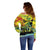 Personalized Jamaica Sleng Teng Riddim Off Shoulder Sweater Booyaka Booyaka - Wonder Print Shop