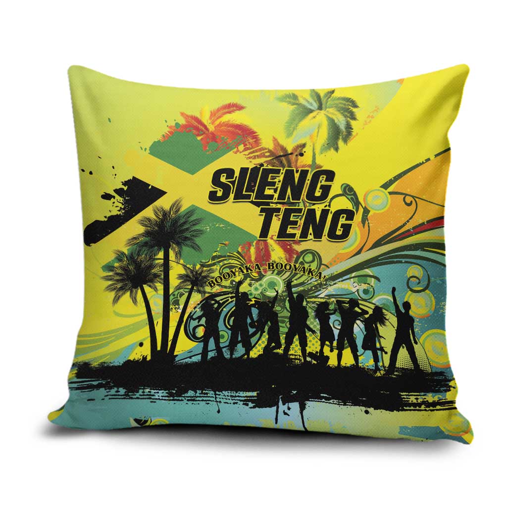 Jamaica Sleng Teng Riddim Pillow Cover Booyaka Booyaka - Wonder Print Shop