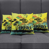 Jamaica Sleng Teng Riddim Pillow Cover Booyaka Booyaka - Wonder Print Shop