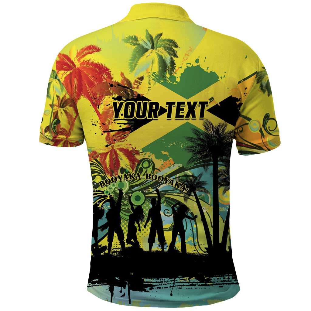 Personalized Jamaica Sleng Teng Riddim Polo Shirt Booyaka Booyaka - Wonder Print Shop