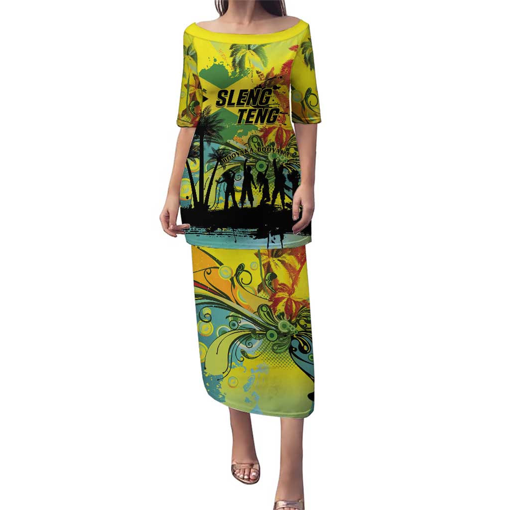 Personalized Jamaica Sleng Teng Riddim Puletasi Booyaka Booyaka - Wonder Print Shop