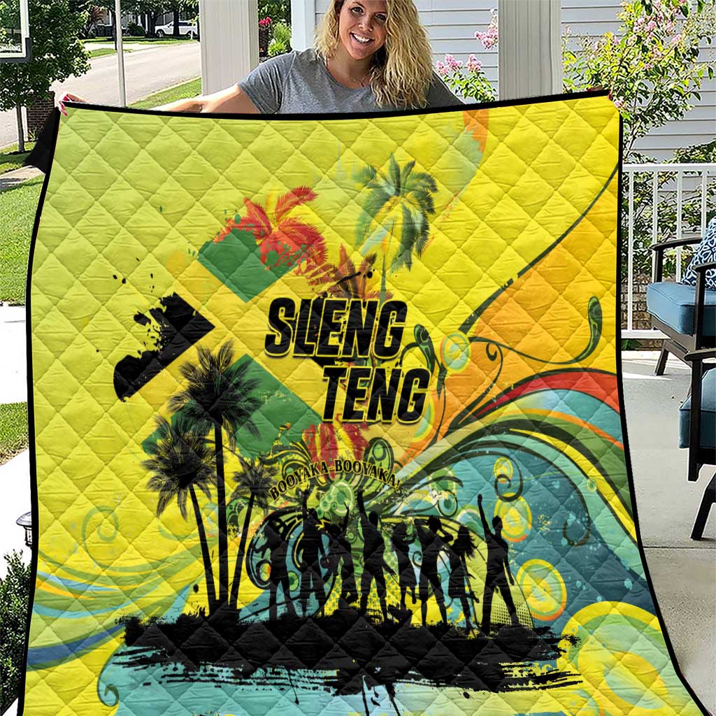 Jamaica Sleng Teng Riddim Quilt Booyaka Booyaka - Wonder Print Shop