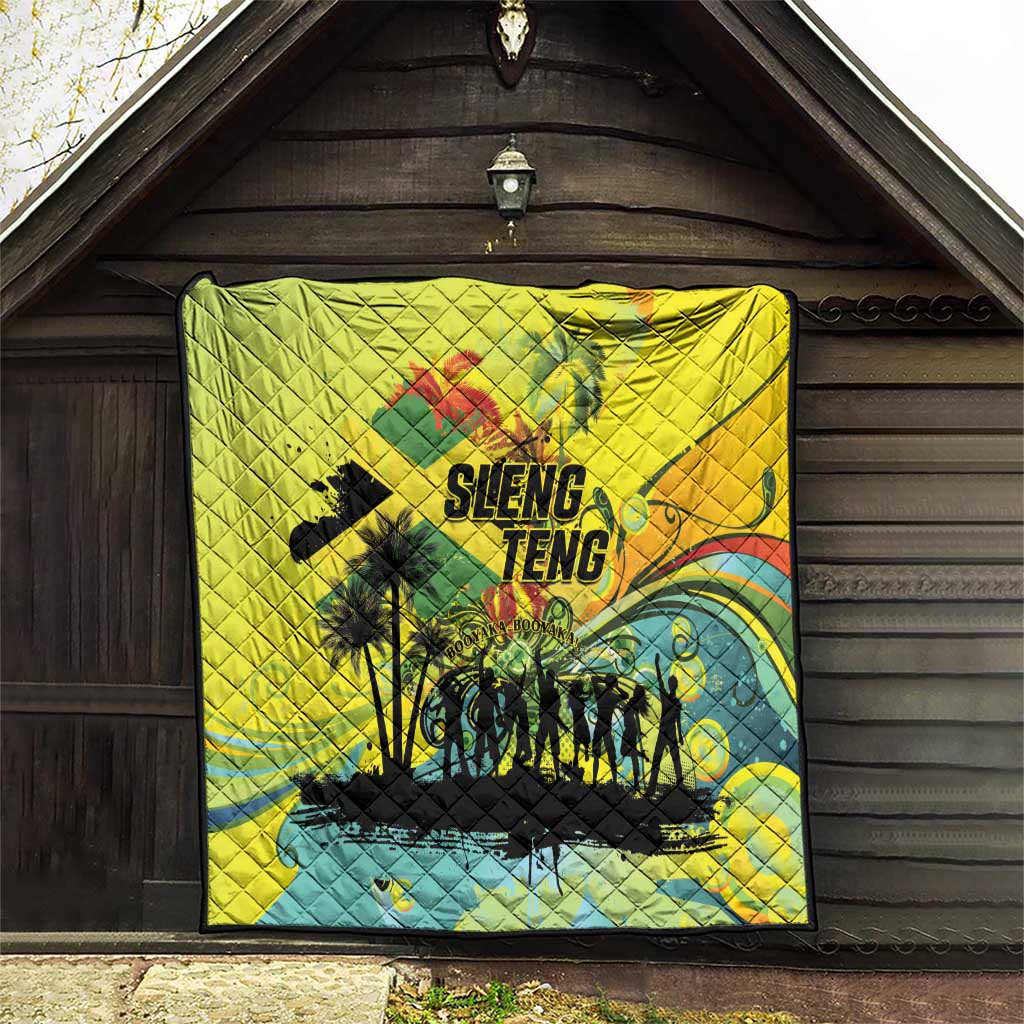 Jamaica Sleng Teng Riddim Quilt Booyaka Booyaka - Wonder Print Shop