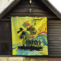 Jamaica Sleng Teng Riddim Quilt Booyaka Booyaka - Wonder Print Shop
