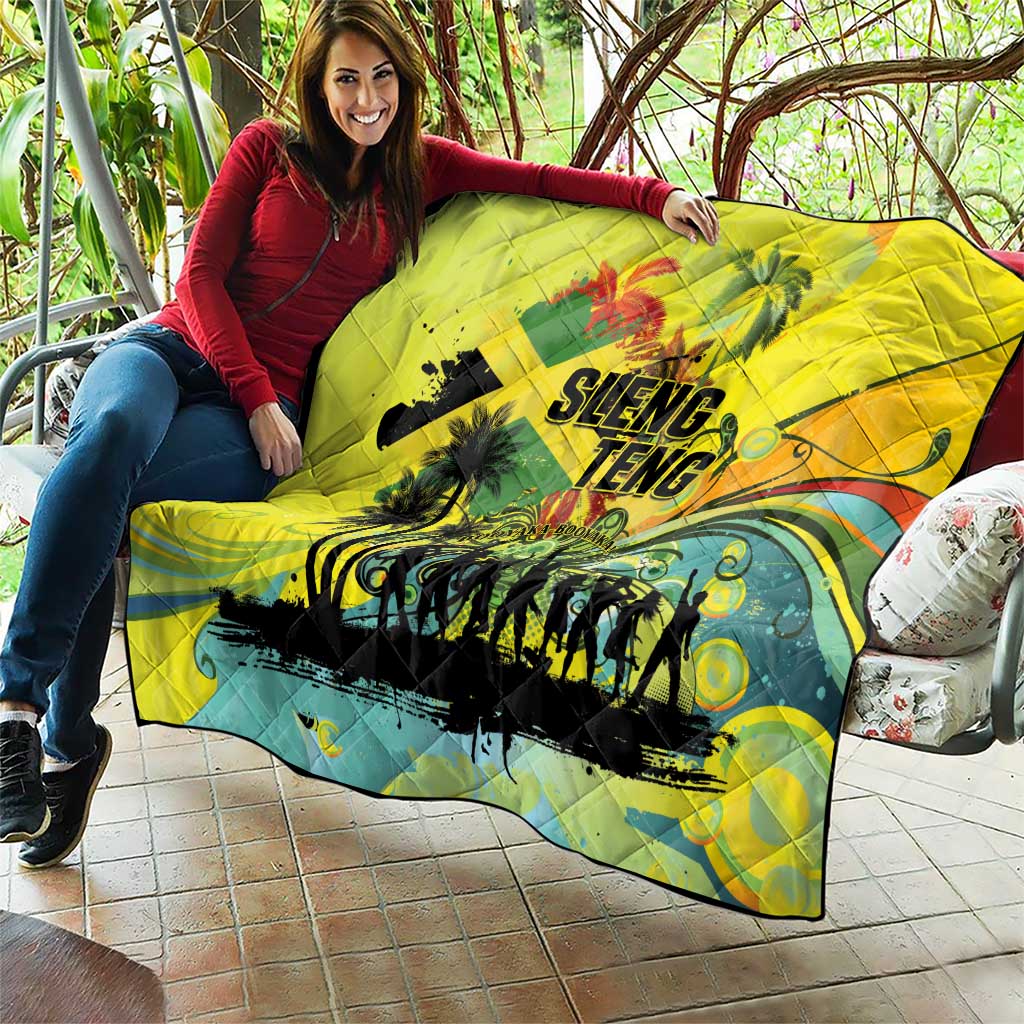 Jamaica Sleng Teng Riddim Quilt Booyaka Booyaka - Wonder Print Shop