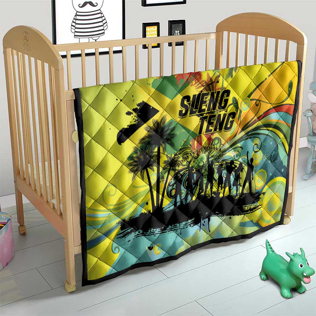 Jamaica Sleng Teng Riddim Quilt Booyaka Booyaka - Wonder Print Shop