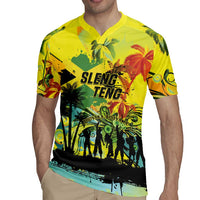 Personalized Jamaica Sleng Teng Riddim Rugby Jersey Booyaka Booyaka - Wonder Print Shop
