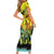 Personalized Jamaica Sleng Teng Riddim Short Sleeve Bodycon Dress Booyaka Booyaka - Wonder Print Shop