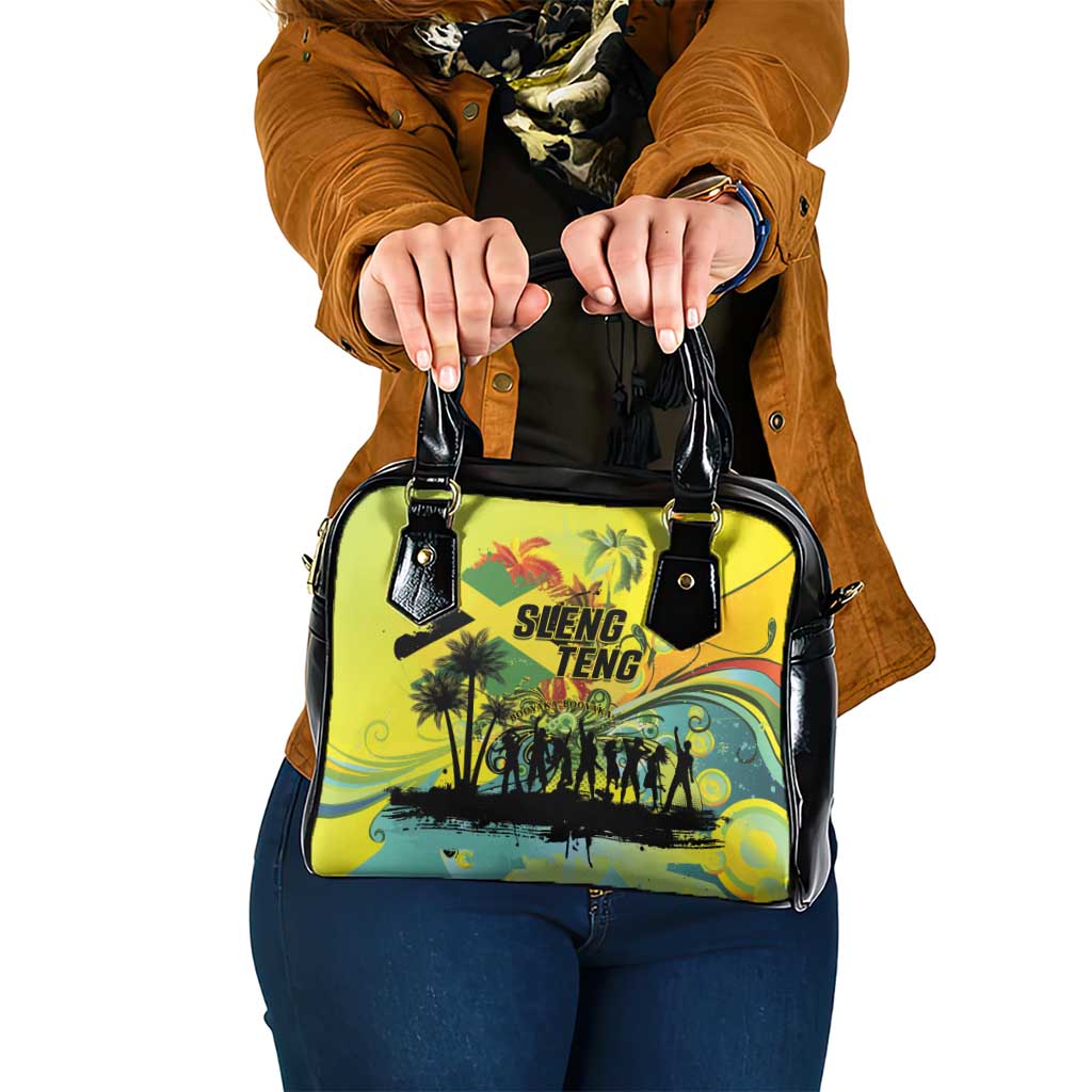 Jamaica Sleng Teng Riddim Shoulder Handbag Booyaka Booyaka - Wonder Print Shop