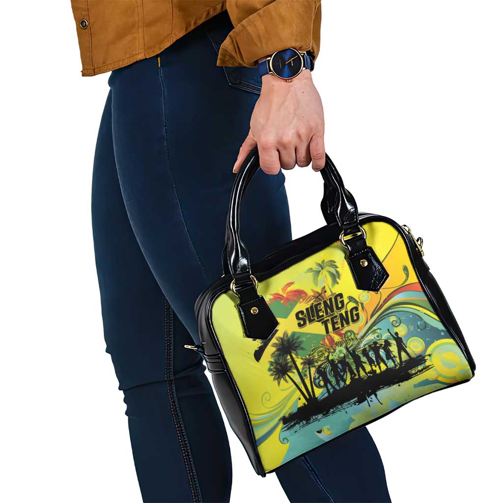 Jamaica Sleng Teng Riddim Shoulder Handbag Booyaka Booyaka - Wonder Print Shop
