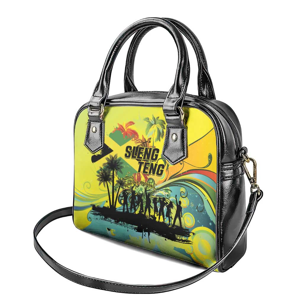 Jamaica Sleng Teng Riddim Shoulder Handbag Booyaka Booyaka - Wonder Print Shop