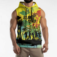 Personalized Jamaica Sleng Teng Riddim Sleeveless Hoodie Booyaka Booyaka - Wonder Print Shop