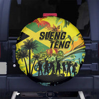Jamaica Sleng Teng Riddim Spare Tire Cover Booyaka Booyaka - Wonder Print Shop