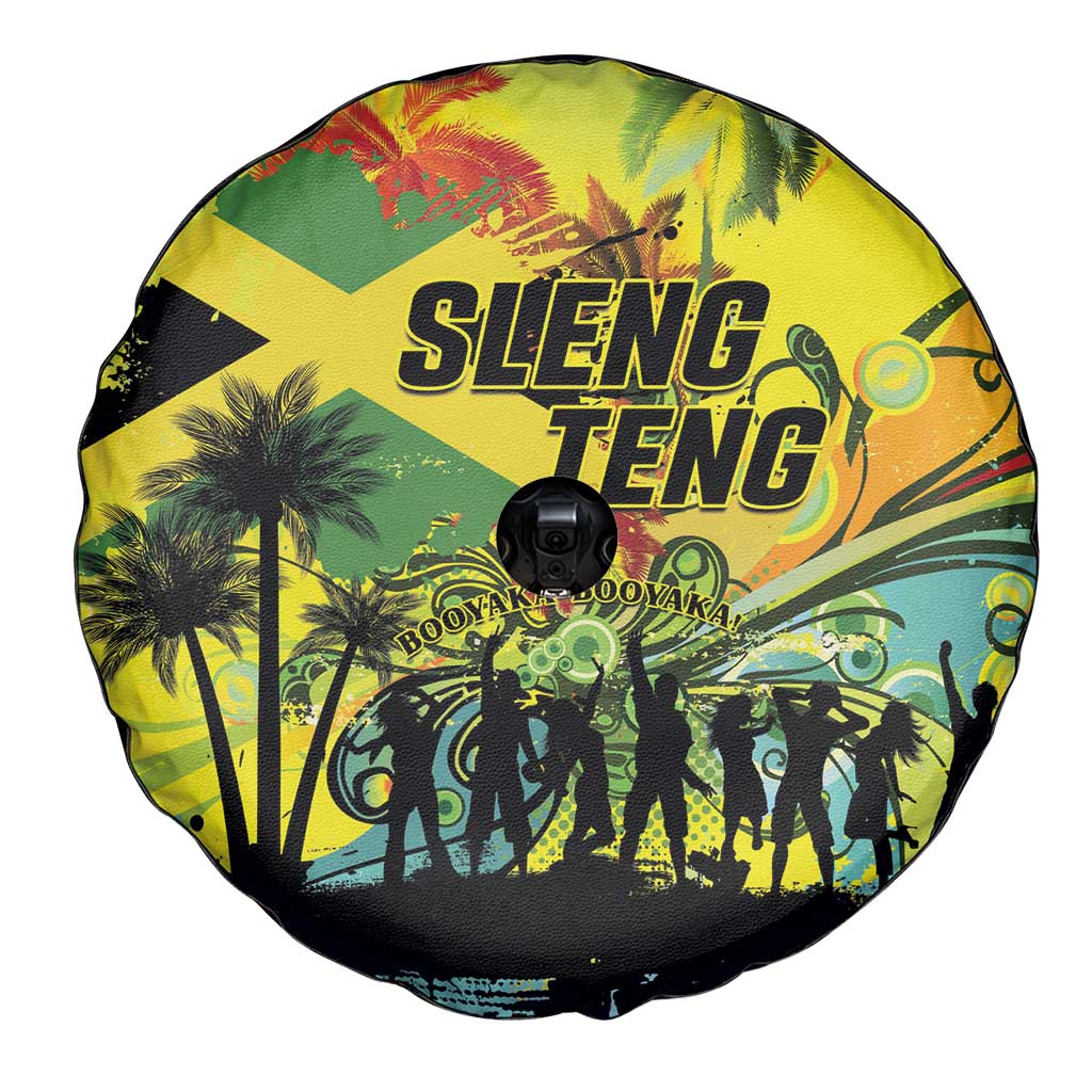 Jamaica Sleng Teng Riddim Spare Tire Cover Booyaka Booyaka - Wonder Print Shop