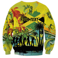 Personalized Jamaica Sleng Teng Riddim Sweatshirt Booyaka Booyaka - Wonder Print Shop