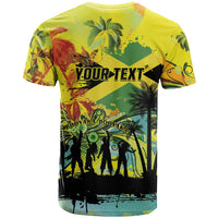 Personalized Jamaica Sleng Teng Riddim T Shirt Booyaka Booyaka - Wonder Print Shop