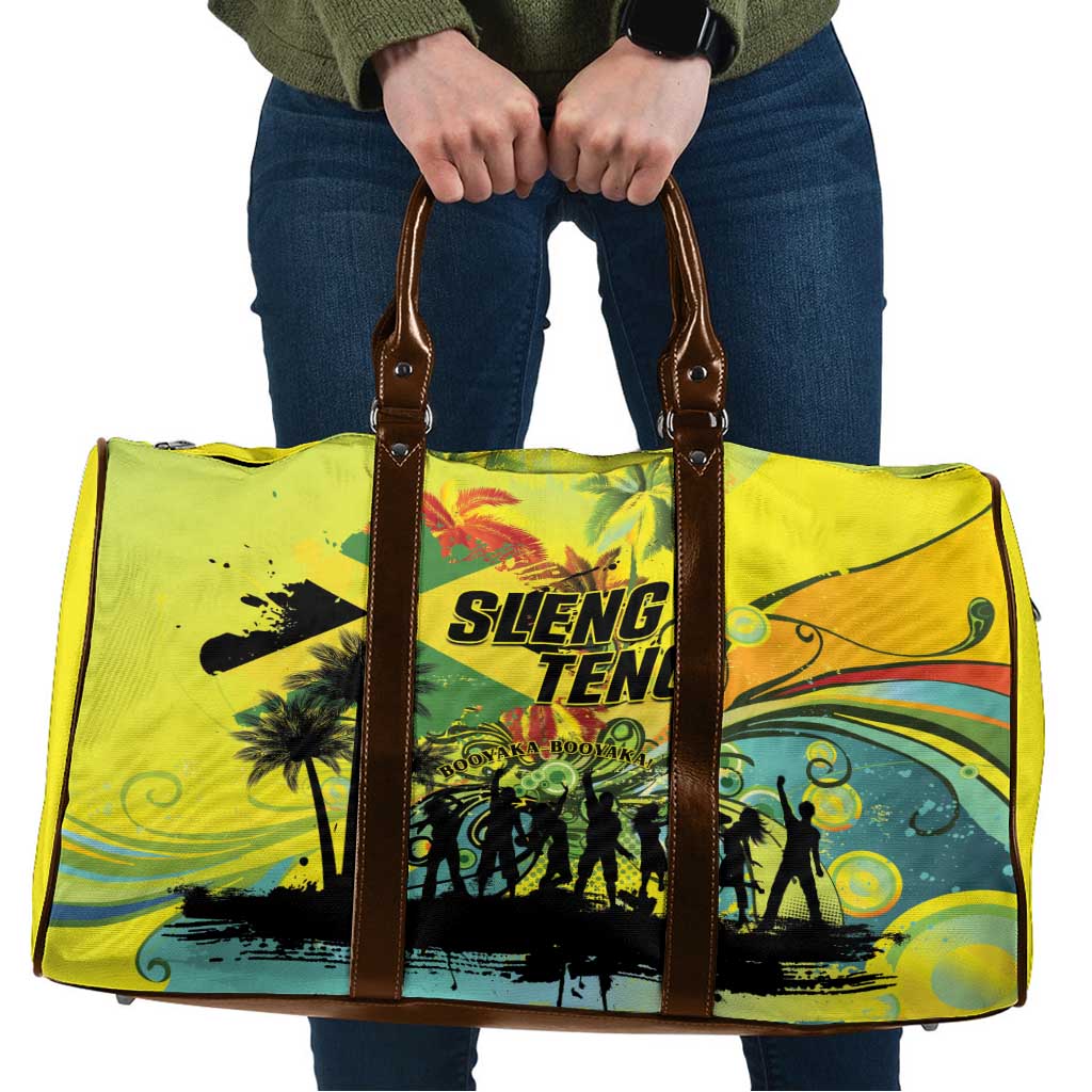 Jamaica Sleng Teng Riddim Travel Bag Booyaka Booyaka - Wonder Print Shop