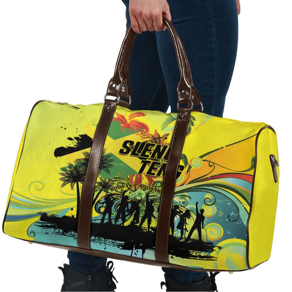 Jamaica Sleng Teng Riddim Travel Bag Booyaka Booyaka - Wonder Print Shop