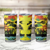 Personalized Jamaica Sleng Teng Riddim Tumbler Cup Booyaka Booyaka - Wonder Print Shop