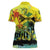 Personalized Jamaica Sleng Teng Riddim Women Polo Shirt Booyaka Booyaka - Wonder Print Shop