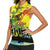 Personalized Jamaica Sleng Teng Riddim Women Sleeveless Polo Shirt Booyaka Booyaka - Wonder Print Shop