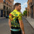 Personalized Jamaica Sleng Teng Riddim Zipper Polo Shirt Booyaka Booyaka - Wonder Print Shop