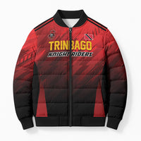 Custom Knight Riders Cricket Trinbago Bomber Puffer Jacket We Are TKR