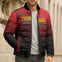 Custom Knight Riders Cricket Trinbago Bomber Puffer Jacket We Are TKR