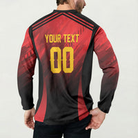 Custom Knight Riders Cricket Trinbago Button Sweatshirt We Are TKR