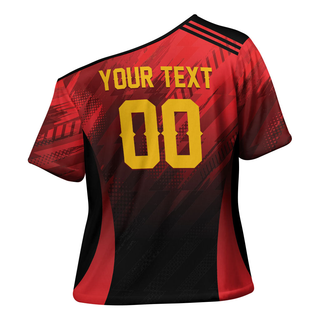 Custom Knight Riders Cricket Trinbago Cross Shoulder Shirt We Are TKR
